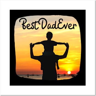 Best Dad Ever Posters and Art